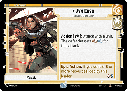 Jyn Erso, Resisting Oppression